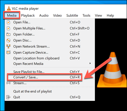 VLC Open Convert Media