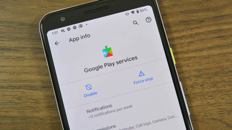 Cập nhật các dịch vụ của Google Play cho điện thoại