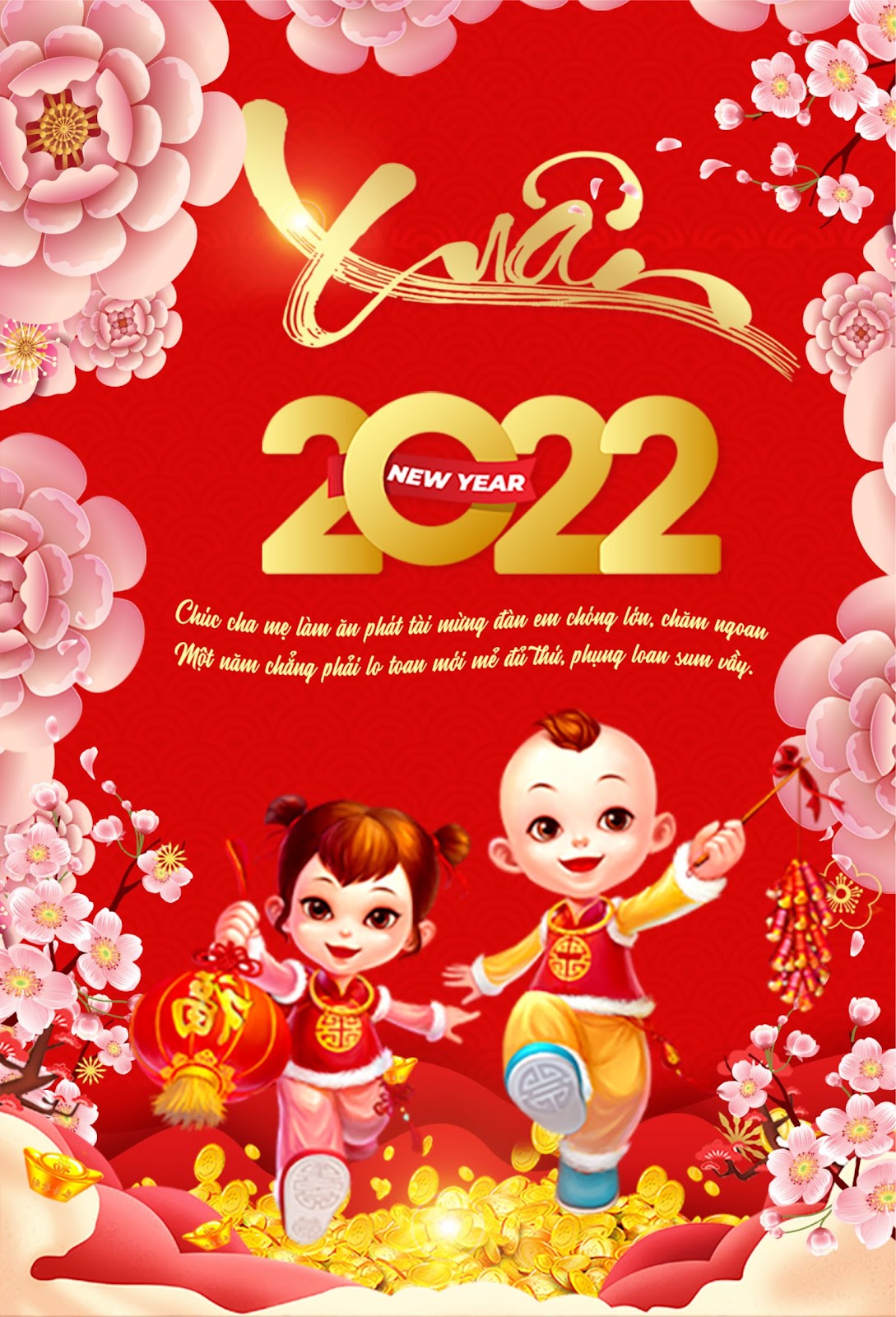 Tải Miễn Phí Các Mẫu Vector Poster Tết Nguyên Đán 2022