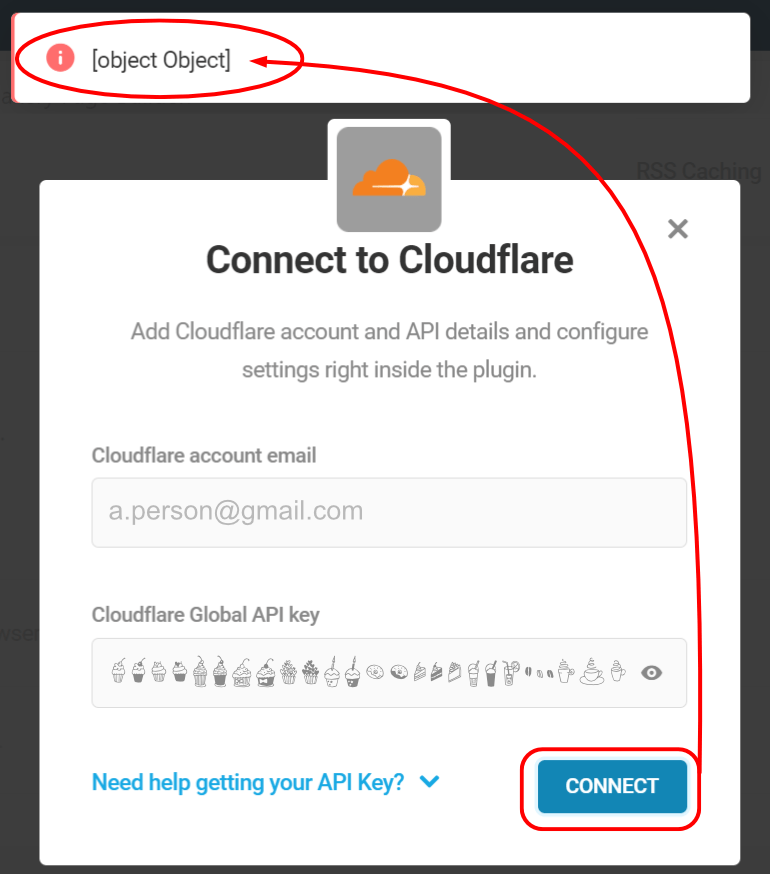 Kết nối Cloudflare thông báo lỗi
