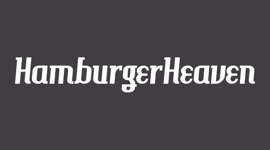 Hamburger Heaven Gia đình phông chữ cổ điển miễn phí