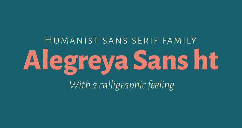 Sans Serif Free Font Designers Creatives Alegreya Sans HT