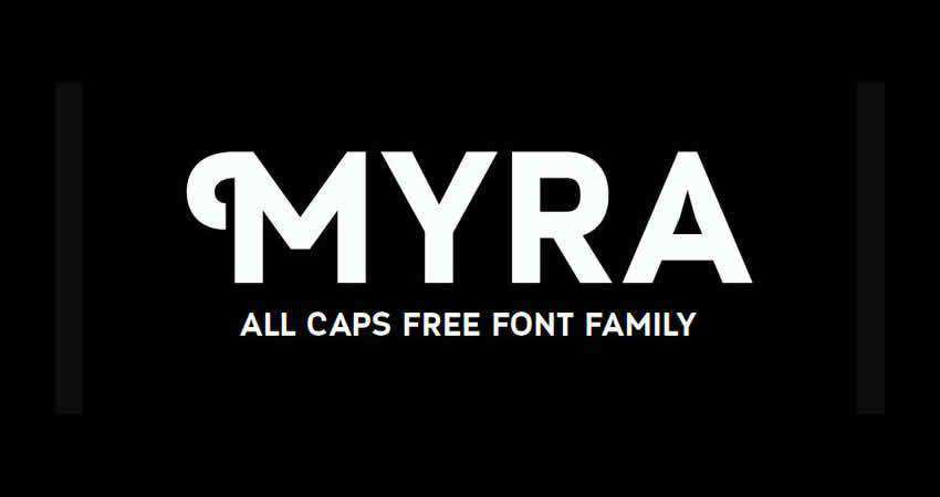 Sans Serif Free Font Designers Creatives Myra Sans Serif