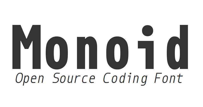 Monospaced Mono Free Font Designers Creatives Monoid