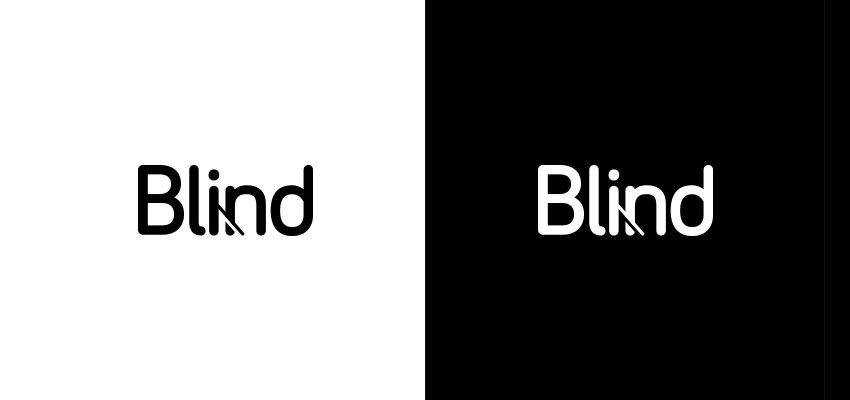 Blind Wordmark kiểu chữ thông minh trong thiết kế logo