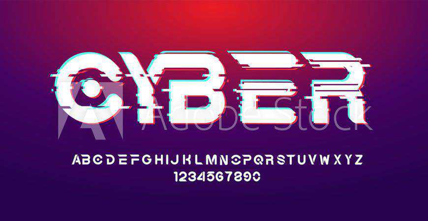 Cber Futuristic Bold logo font typeface logotype