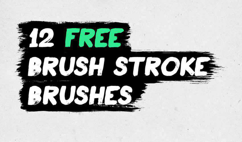 Brush Stroke adobe illustrator brush brushes abr pack set miễn phí