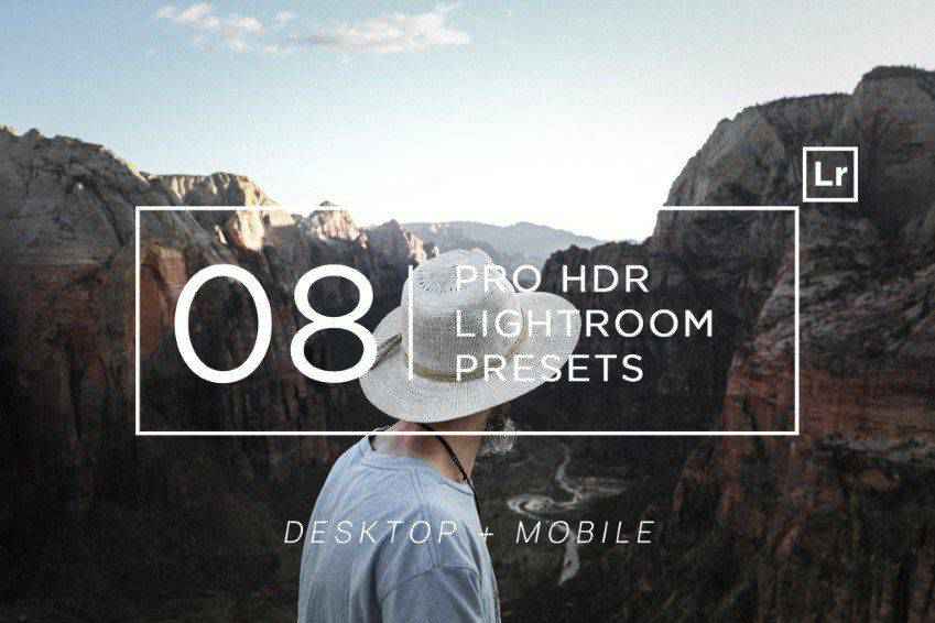 8 cài đặt trước Pro HDR Lightroom