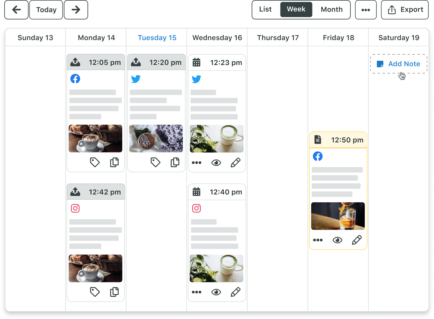 schedule Instagram, Facebook and Twitter posts in Sprout