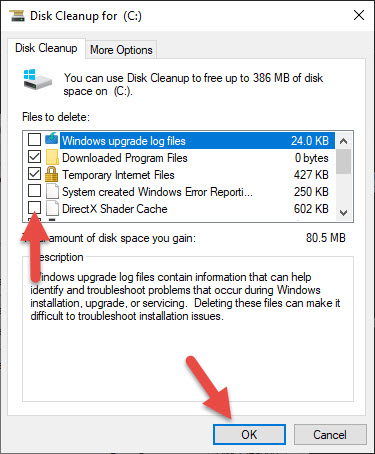 Xóa các file không cần thiết, xóa file Windows.old bằng Disk Cleanup - Ảnh 4