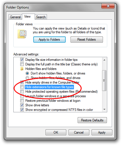 4 14 - Cách đổi đuôi file trên Windows 7, 8 và 10 - Ben Computer