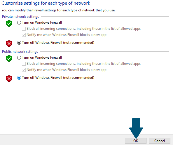 Tắt tường lửa Windows 10 thông qua Control Panel - Ảnh 5