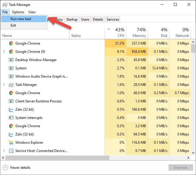 Khởi động lại Windows Explorer để sửa lỗi your windows license will expire soon - Ảnh 3
