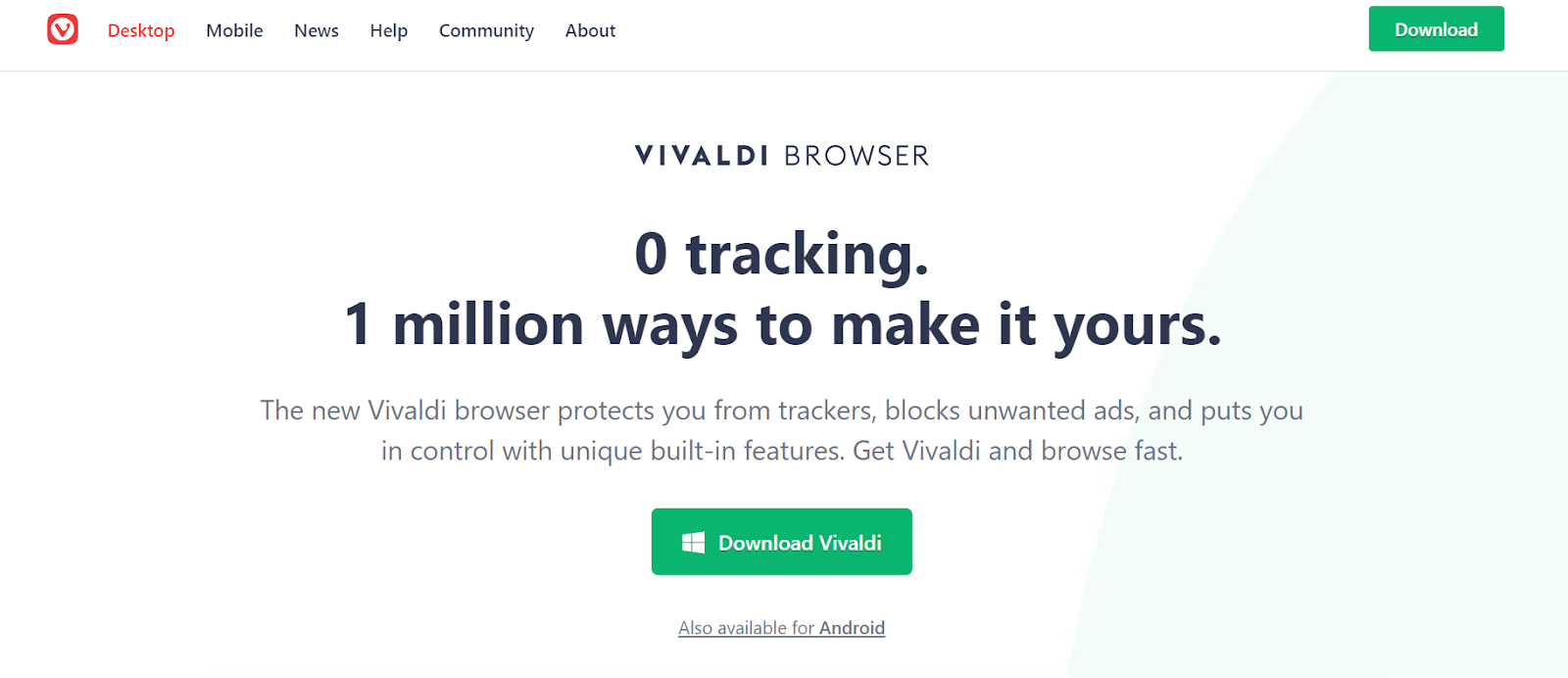 Vivaldi - Best Lightweight Browser