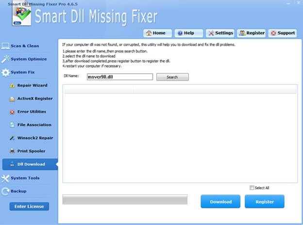 Smart DLL Missing Fixer