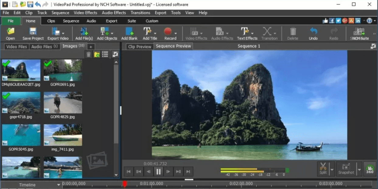 VideoPad - Windows Video Editing Software